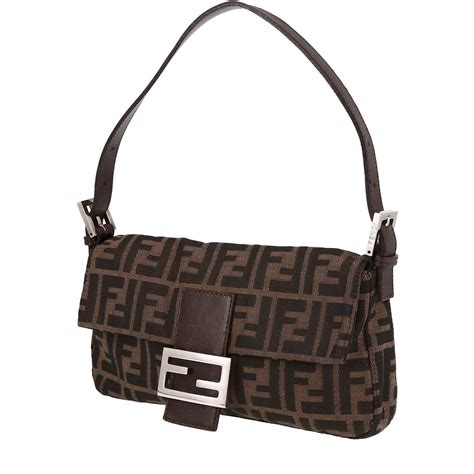 borsa fendi rettangolare marrone|Borse .